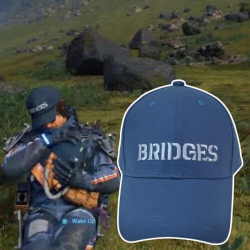 COSTAR Hot Game Death Stranding Cosplay Hat Sam Blue Bridges Embroidery Baseball Cap Adjustable