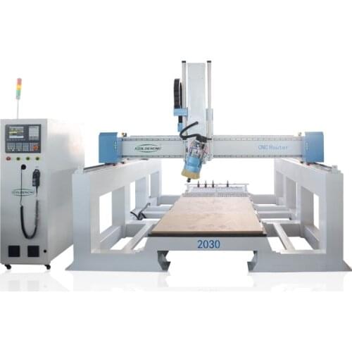 Jinan 4 axis 2000*3000mm atc cnc router with multi-function 9kw rotary 180 degree spindle factory price