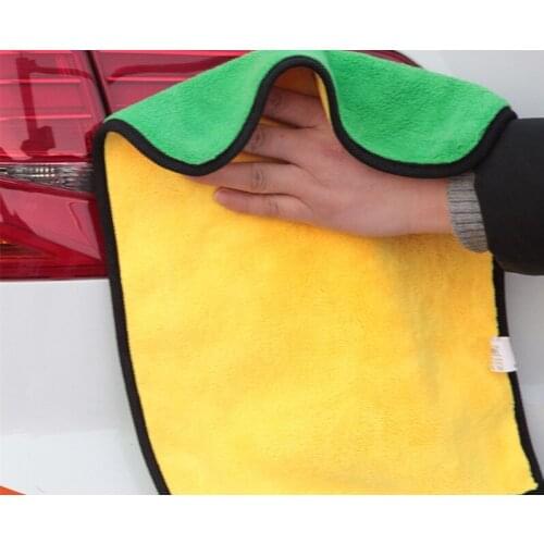 Double-faced towel Car wash towel Dust cleaning cloth Coral velvet super absorbent Super clean, lint-free cloth for automobile