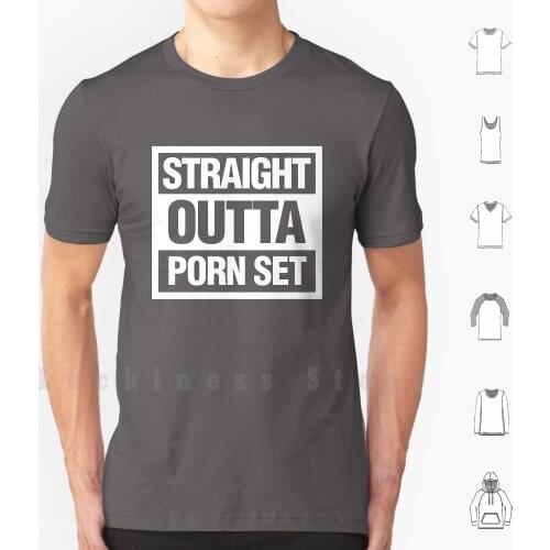 Straight Outta Set T Shirt DIY Cotton Big Size 6xl Straight Outta Set Life Culture Funny Funny Redtube Xhamster Blacked Mofos