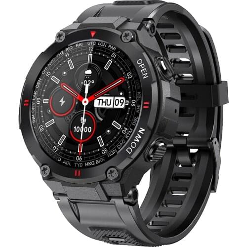 GEJIAN Smart Watch Men smartwatch Mens Full screen touch Blood Pressure Heart Rate Monitor 2021 New Bluetooth Call Music Player