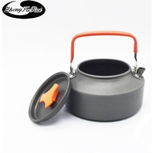 Hot sale outdoor kettle 1.6L portable camping mountaineering teapot coffee pot camping kettle