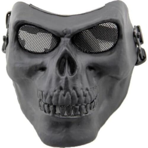 Airsoft Paintball Mask Skull Skeleton Masks Metal Mesh Eye Shield Costume for Outdoor CS Army Games