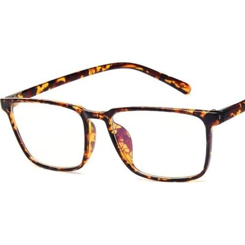 New Fashion Women Glasses Frame Men Transparent Eyeglasses Frame Vintage Square Clear Lens Glasses Optical Spectacle Frame