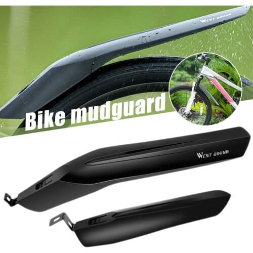 NEW Bicycle Mudguards Adjustable Mountain Road Bikes Mud Guard Fender Front and Rear Tire Rain Proof Plates for 22-24 inch Bikes