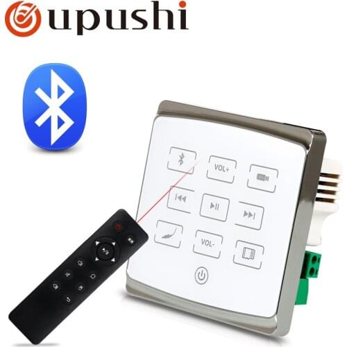 Oupushi A1-N Home Audio video ,Bluetooth digital stereo wall amplifierr, Home Theater Digital Cinema with Light bulb switch
