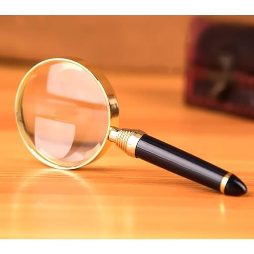 Professional 20 x HD Handheld Magnifier optical glass magnifying glass reading Newspaper and watch repair