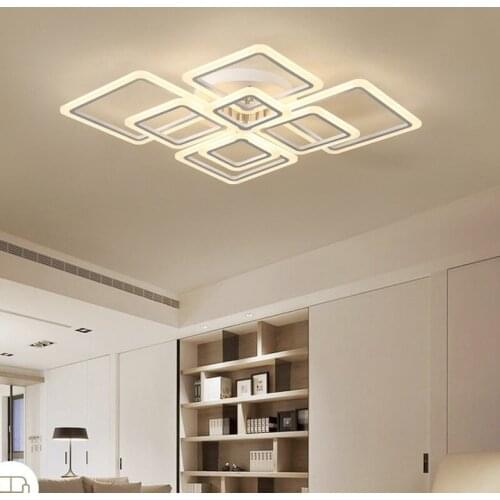 Modern Acrylic LED Ceiling light Overhead Frame Large Deluxe Ceiling lamp Living Room Dining Room Bedroom Study Lighting100-240V