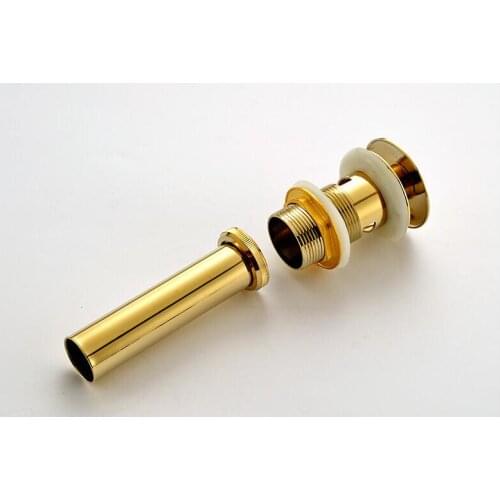 Vidric Brass With/Without overflow Bathroom Lavatory Sink Push-down Pop Up Basin Drain Gold/Antique bathroom parts faucet access