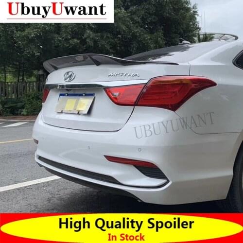 Fit For Hyundai MISTRA 2014-2017 ABS / Carbon Fiber Exterior Rear Spoiler Tail Trunk Boot Wing Decoration Car Styling