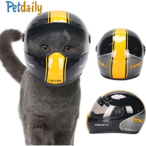 High Quality Pet Cat Dog Helmet,Handsome Motorcycles Bike Puppy Cap,Hat For Small Dog Cats, Desktop Home Decoration, Best Gifts