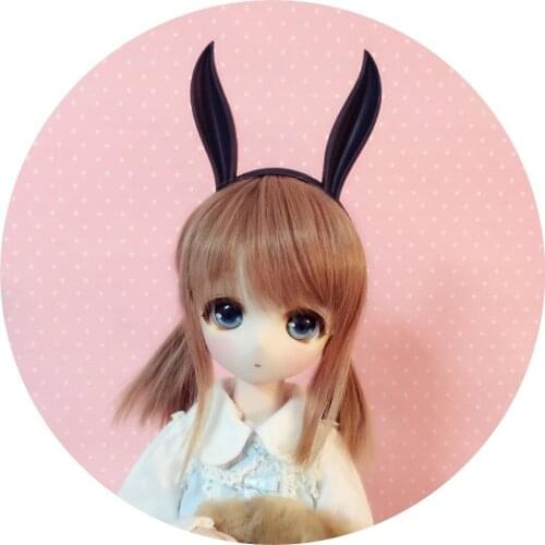 [wamami] Black Rabbit Ear For 1/3 SD DZ DOD BJD Dollfie