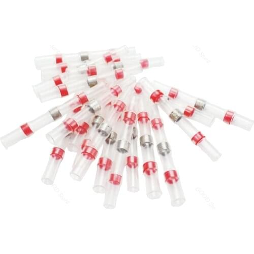 10/50PCS Thermal Shrinkage Electrical Car Wires Connector Solder Extrusion Terminals Block Cable Termination Wireway Clamping