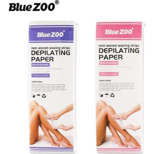100pcs Non-wonen Waxing Strips Depilating Paper for Hair Removal High Quality Hair Removal Epilator Wax Strip Paper Roll