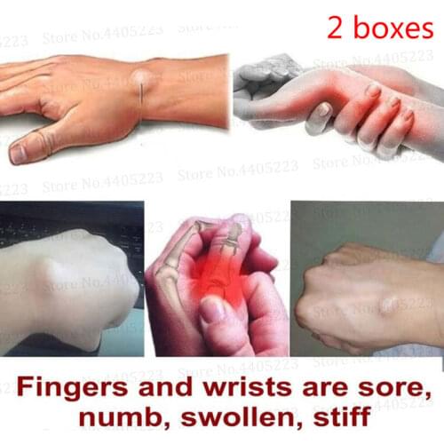 2 Boxes Medical Balm Tenosynovitis Plaster Finger Wrist Pain Arthritis Health Products Pain Reliever Ointment Cream Frozen Patch