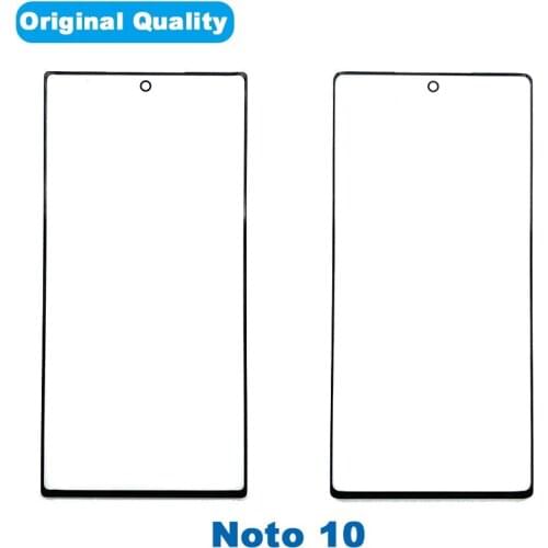 2PCS Replacement External Glass for Samsung Galaxy Note 10 N970 LCD Display Touch Screen Front External Lens