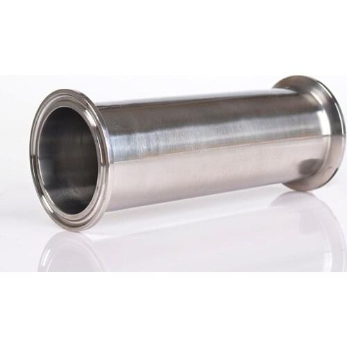 2" Tri Clamp x 51mm OD Pipe Sanitary Spool Tube Length 152mm(6") SUS304 Stainless Steel