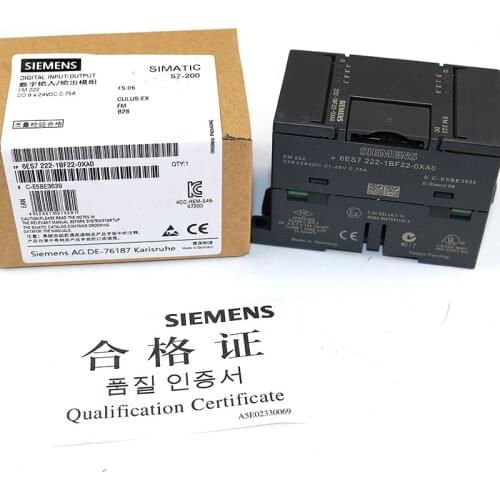 6ES7 222-1BF22-0xA8/1HF22-0xA8 / EM 222 brand new and original from stock