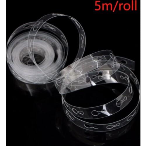 Ballons Accessories 5M Balloon Chain PVC Rubber Birthday Party Wedding Backdrop Decoration Supplies Balloon Chain Arch Clips