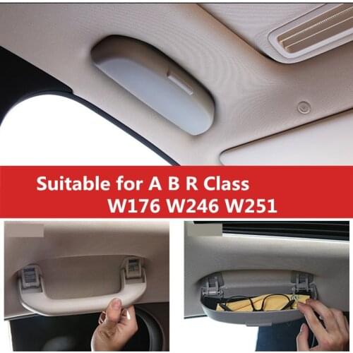 Free Shipping DeHen Car Glasses Case for Benz A Class W176 B Class W246 R Class W251 Car Sunglasses Storage Box Case
