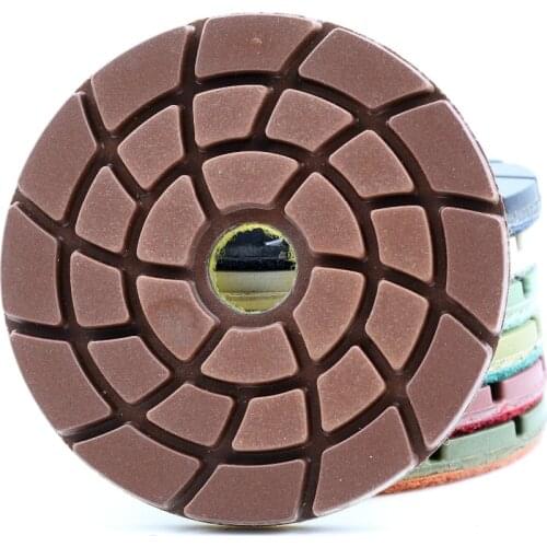 DC-TDFL01 diamond 3 inch 80mm diamond wet floor polishing pads for granite,marble and concrete floor