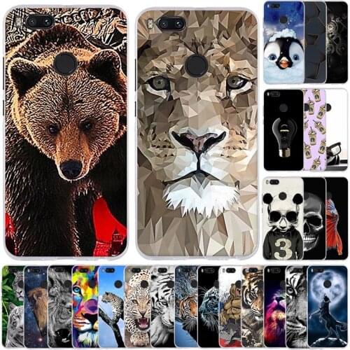 For Xiaomi Mi 5X Case Soft TPU Silicon Phone Back Cover For Xiaomi Mi A1 Case Etui Protective Bumper Fundas Coque Capas