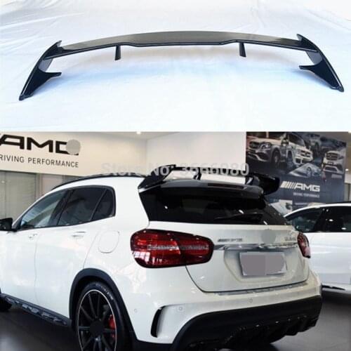For Mercedes-Benz GLA Class X156 GLA45 AMG GLA200 GLA220 GLA250 GLA260 2013-2018 ABS Plastic Rear Spoiler Wing Trunk Lid Cover