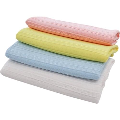 Elastic Knit Fabric White Polyester Jersey Fabric Sewing Material For Sewing Casual Or Summer Clothes 45*160cm TJ1278