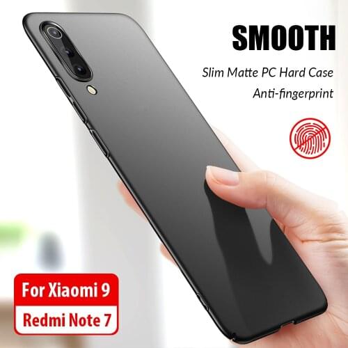 Smooth Phone Case For Xiaomi Mi9 Mi 9 Redmi Note 7 6 Pro SE Full Cover Shockproof Case For Redmi Note 7 Note7 Pro Hard PC Case