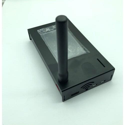 Finished 2019 V1.7 MMDVM Hotspot + Raspberry pi zero W +3.2 inch LCD +Antenna + 16G SD card + metal Case P25 DMR YSF