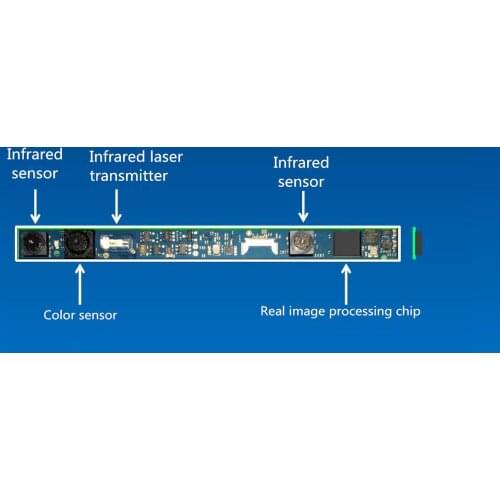 Intel RealSense F200/SR300/R200/ZR300 somatosensory camera Feed wiring kit