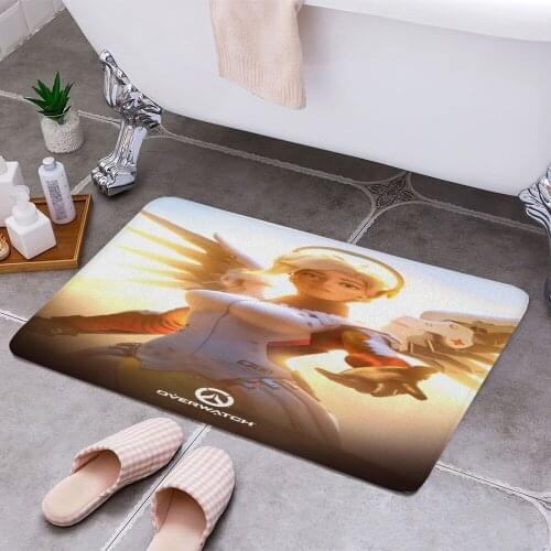 Mercy 3D Print Doormats Rectangle Non-Slip DoorMat Bedroom Kitchen Entrance Print Door rugs Dropshipping