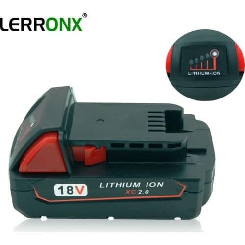 2.0Ah 18V Li ion Power Tools Rechargeable battery for Milwaukee M18 2650 2630 2601 2611 2620 48-11-1811 48-11-1815 48-11-1820