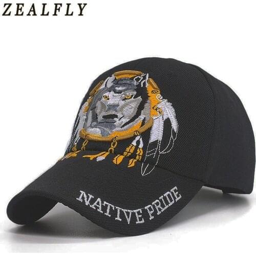 Embroidery Animal Army Mens Caps Outdoor Sports Wolf Black Tactical Snapback Bone Casquette Dad Hat Drop Shipping