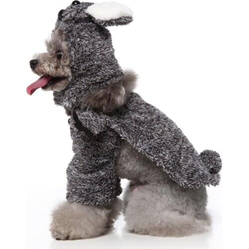 Pet Party Dress Up Accessories Cute Dog Coat Dog Clothes Halloween Yorkshire Cosplay Raccoon Standing Costumes