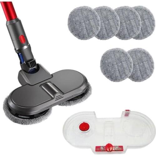 Mop Cleaning Head Electric Wet & Dry Mop Floor Head Brush For Dyson V7 V8 V10 V 11 Wireless Vacuum Cleaner Accessories