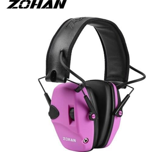 ZOHAN Noise Canceling Earmuffs Electronic Shooting Ear Protection for Women Outdoors Exercise Sport Tactical Training