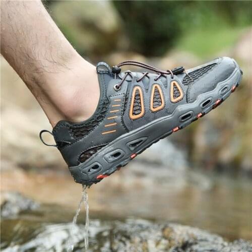 2021 New Wading Shoes Mens Waterway Two Water Sports Barefoot Beach Surfing Shoes Outdoor Hiking Upstream Shoes