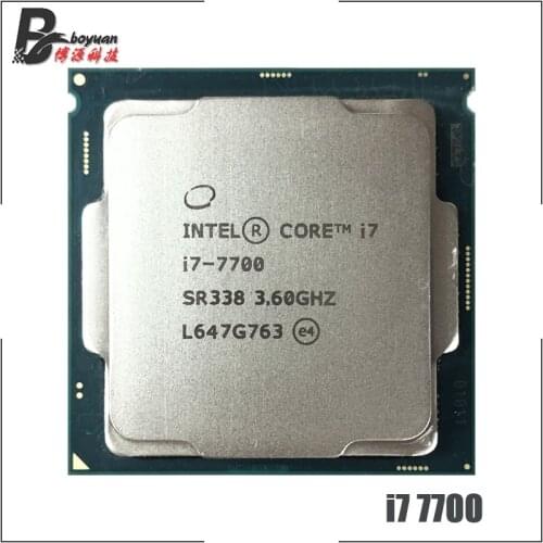 Intel Core i7-7700 i7 7700 3.6 GHz Quad-Core Eight-Thread CPU Processor 8M 65W LGA 1151