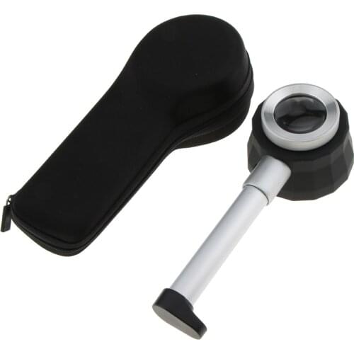 Handheld Magnifier Magnifying Glass With LED And UV Light Magnification 30X