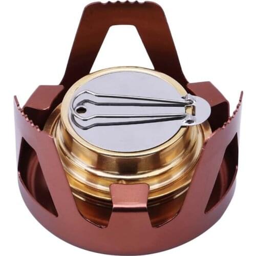 High Quality Outdoor Picnic Stove New Mini Ultra-light Spirit Incinerator Alcohol Stove Camping Furnace Camping Portable Folding
