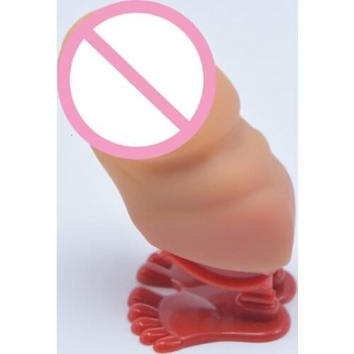 1 Pcs Funny Hen Party Willy Willie Penis Pecker Clockwork Toy Night Parties Tricky Toy for Women Men Cute Gifts