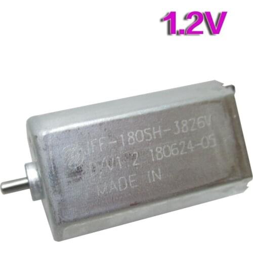 1PC For Razor Motor FF-180SH For 1.2V 5500RPM /2.4V 7950RPM 2.0MM Shaft Diameter 6mm Length High speed 15.5MM x 20.2MM Size CCW