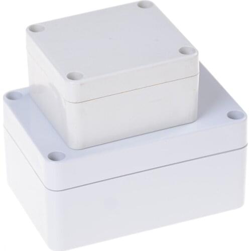 1Pc Electronic Project Instrument Case Waterproof Plastic Enclosure Box Outdoor Junction Box Housing DIY Waterproof Junction Box