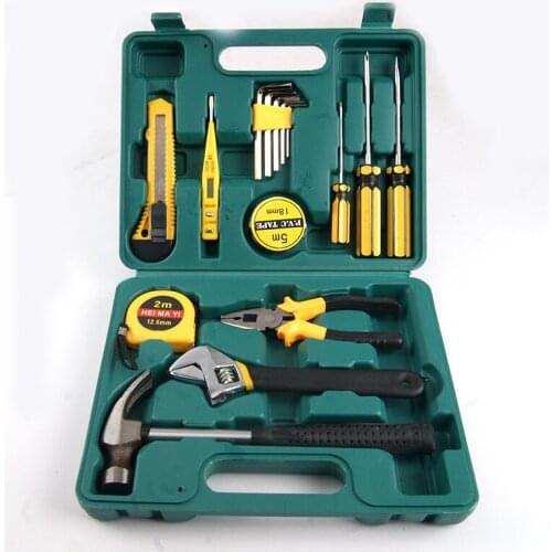 16 in 1 Combination Tool set Hammer&Pliers&Screwdriver&Wrenches&Digital Electric Tester&Tape Measures Hand Tool for Household