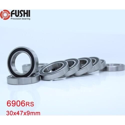 6906-2RS Bearing ABEC-1 (10PCS) 30x47x9 mm Thin Section 6906 2RS Ball Bearings 6906RS 61906 RS