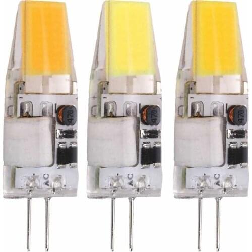 E27 lighting accessories G4 LED COB Bulb 5W 600LM Silicone Chandelier Ceiling Lamp Bulb AC/DC 12V 4.2x1.3cm fitting e27 lamp