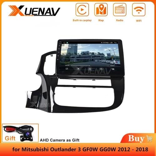 Car Multimedia Video Player 2din for Mitsubishi Outlander 3 GF0W GG0W 2012 - 2018 Stereo Navigator Car Auto Stereo Radio Player