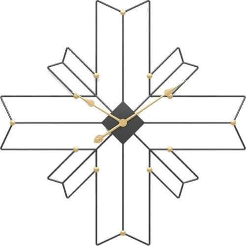 Boyida new cross polygon creative living room wall clock