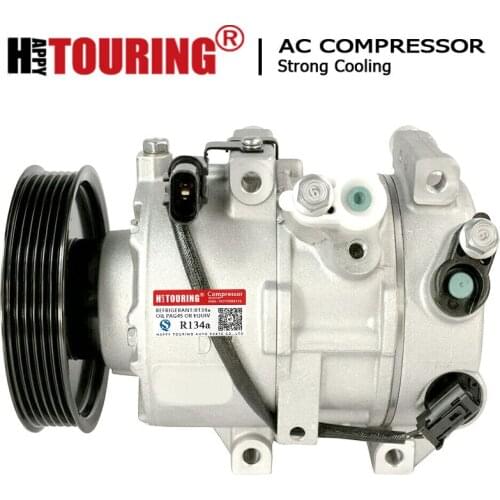 For hyundai air conditioner compressor Hyundai Genesis Coupe V6 3.8L 2013 2014 2015 2016 DVE16 97701-2M600 977012M600